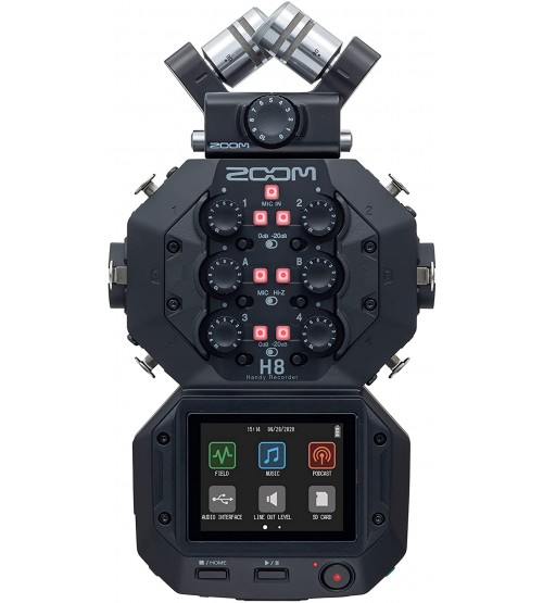 Zoom H8 8-Input - 12-Track Portable Handy Audio Recorder